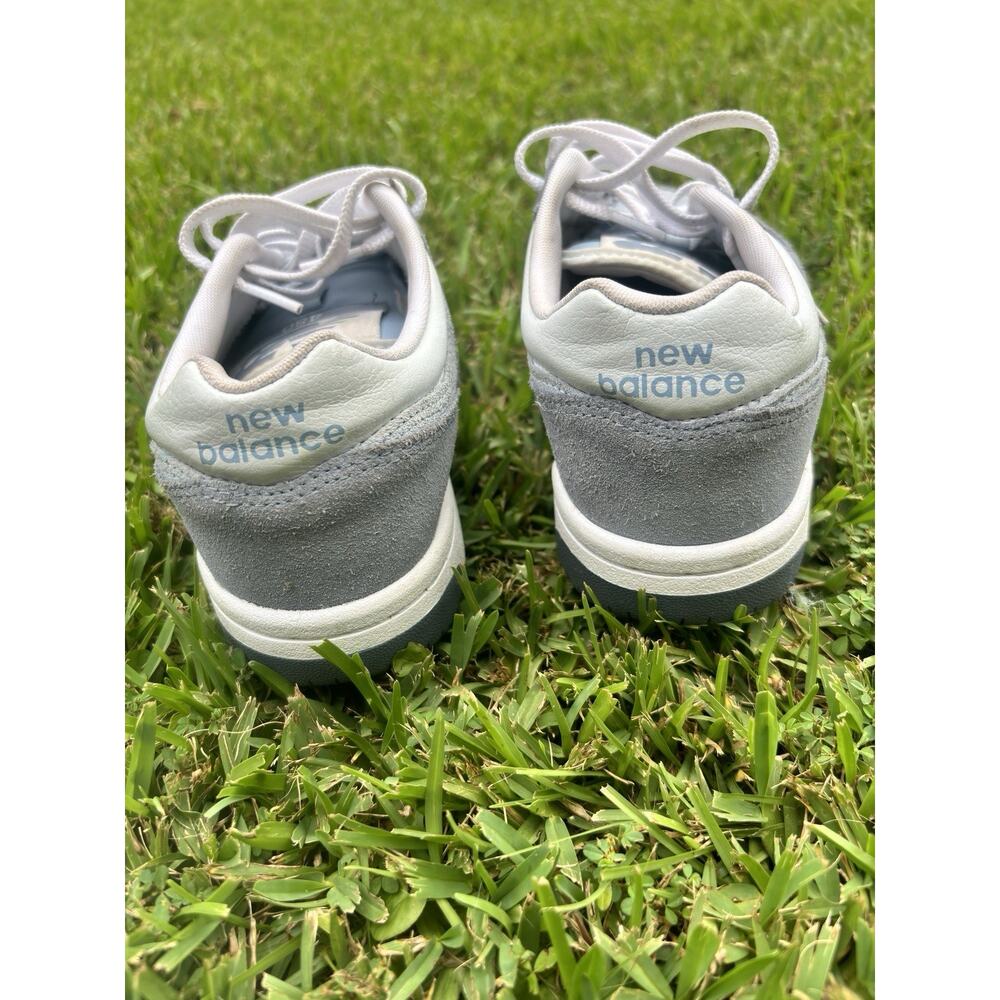 Size 6.5 Men’s New Balance BB480 Tennis Shoes Sneakers Women’s Size 8 Green Grey - Picture 5 of 8